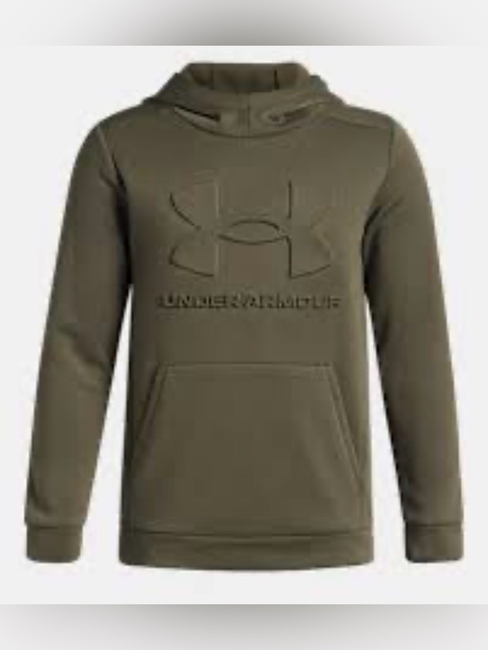 UNDER ARMOUR olive green fleece hoodie | size Medium * NEW*